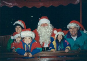 kids on carriage ride