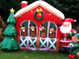 Looks like the North Pole decided to relocate to the First Addition/Forest Hills neighborhood. 