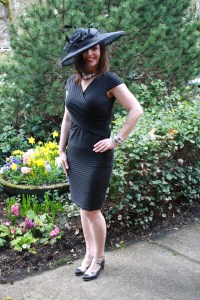 Jennifer Grant models a dress from Mela and hat and accessories from Lucky Me Boutique at last  year's Runway on the Lake. 